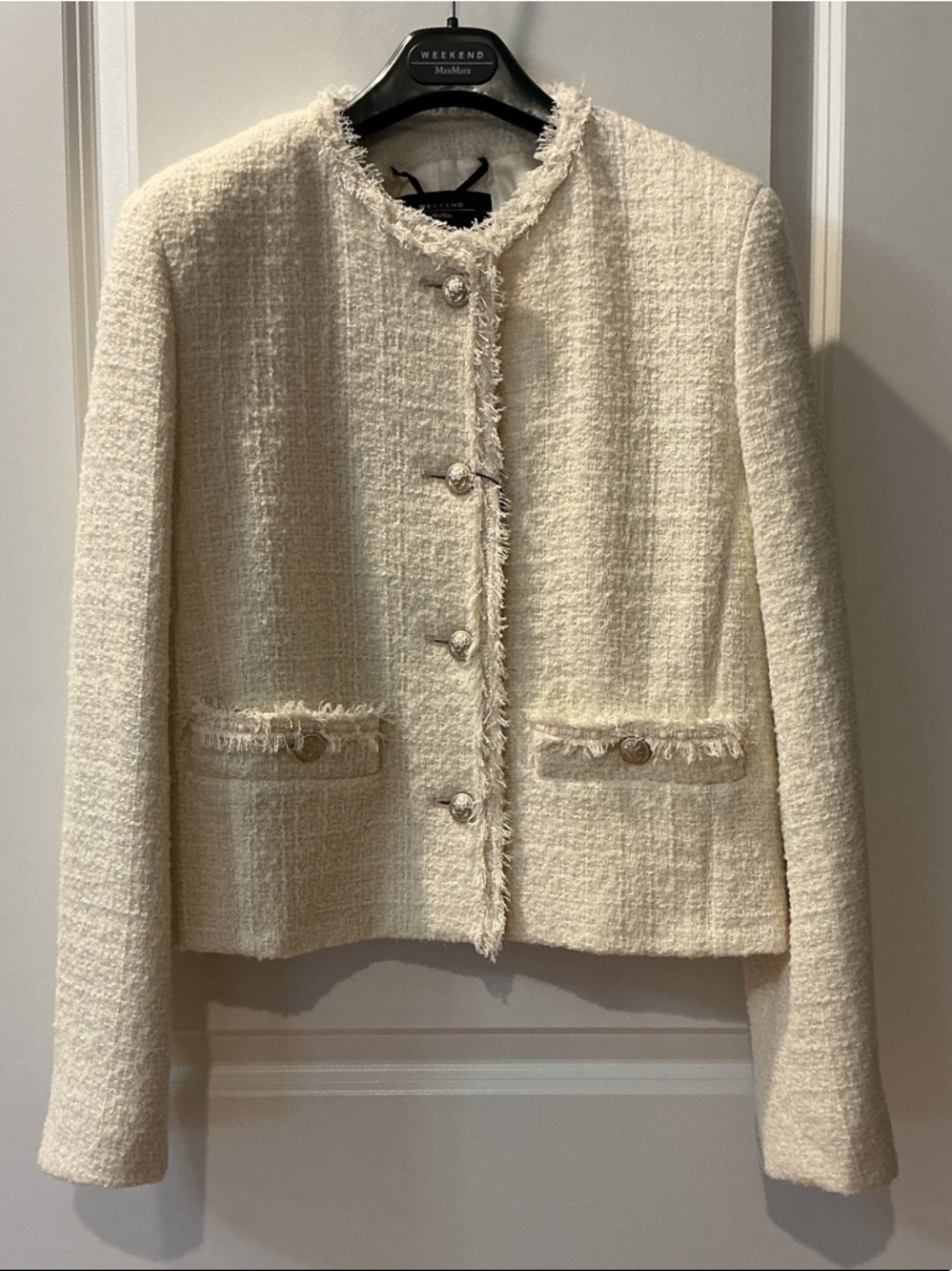 Weekend Max Mara Balia Fringe Trim Jacket (NWT)